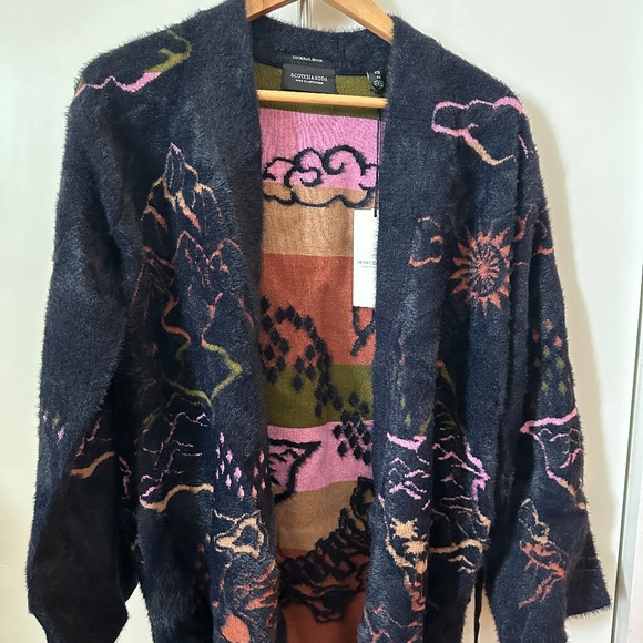 Scotch & Soda kimono wrap cardigan - Picture 3 of 5